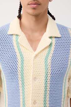 WORLD TOUR KNIT STRIPED SHIRT, image 4