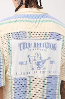 WORLD TOUR KNIT STRIPED SHIRT, image 6