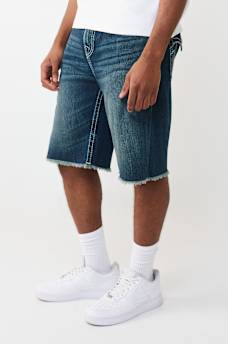 VINNY FRAYED BIG T ULTRA BAGGY SHORT, image 3