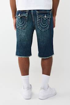 VINNY FRAYED BIG T ULTRA BAGGY SHORT, image 5