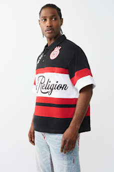 RELAXED RUGBY POLO SHIRT, image 4