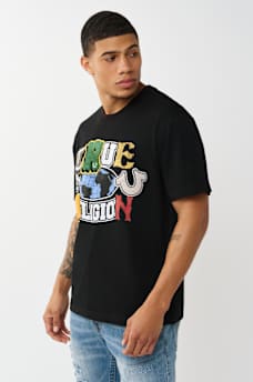 GLOBAL LOGO PATCH TEE, image 3