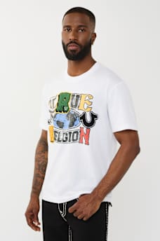 GLOBAL LOGO PATCH TEE, image 3