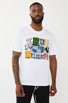 GLOBAL LOGO PATCH TEE, image 1