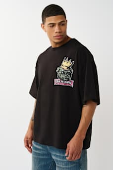 CAMISETA HOLGADA CON TRONO DE HERRADURAS, image 3