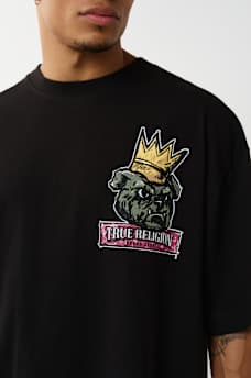 CAMISETA HOLGADA CON TRONO DE HERRADURAS, image 4