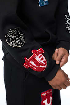 LOGO PATCH HOODIE