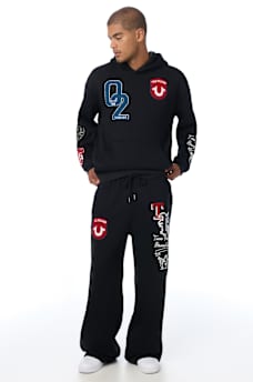 LOGO PATCH BAGGY SWEATPANT