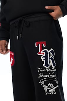 LOGO PATCH BAGGY SWEATPANT