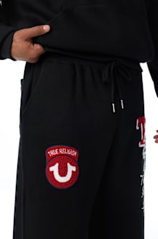 LOGO PATCH BAGGY SWEATPANT