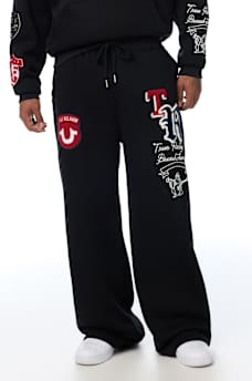 LOGO PATCH BAGGY SWEATPANT