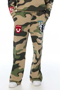 LOGO PATCH BAGGY SWEATPANT