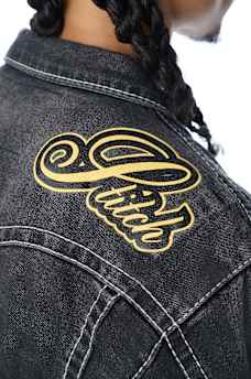 JIMMY PATCH BIG T OVERSIZED DENIM JACKET