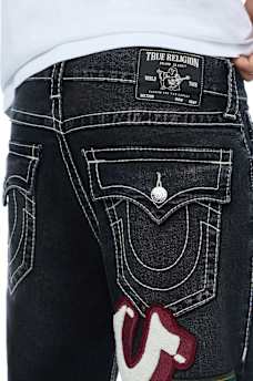 RICKY PATCH BIG T FLAP STRAIGHT JEAN 34" 