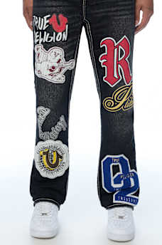 RICKY PATCH BIG T FLAP STRAIGHT JEAN 34" 