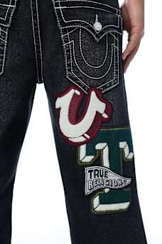RICKY PATCH BIG T FLAP STRAIGHT JEAN 34" 