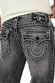 RICKY ROPE STITCH FLAP STRAIGHT JEAN 34"