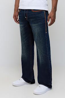 BILLY SUPER FLATLOCK FLAP BOOTCUT JEAN 34"