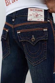 BILLY SUPER FLATLOCK FLAP BOOTCUT JEAN 34"