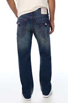 RICKY LOGO FLAP STRAIGHT JEAN 34"