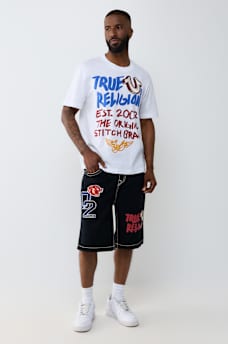 VINNY PATCH BIG T FLAP ULTRA BAGGY SHORT