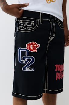 VINNY PATCH BIG T FLAP ULTRA BAGGY SHORT