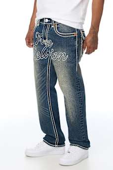 RICKY ROPE STITCH FLAP STRAIGHT JEAN 34" 