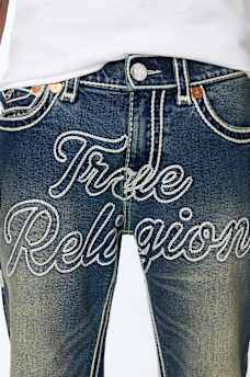 RICKY ROPE STITCH FLAP STRAIGHT JEAN 34" 