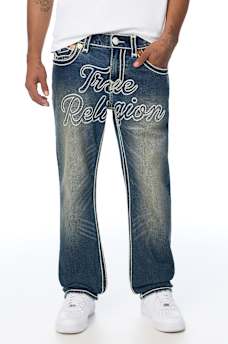 RICKY ROPE STITCH FLAP STRAIGHT JEAN 34" 