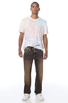 RICKY FLAP STRAIGHT JEAN 34"