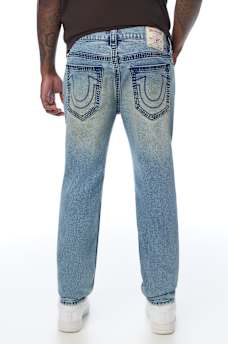 ROCCO TRIPLE NEEDLE BIG T FLAP SKINNY JEAN 32"