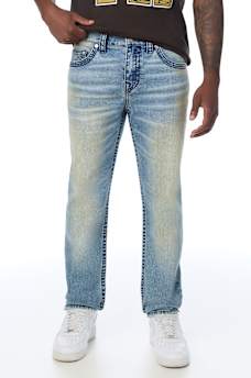 ROCCO TRIPLE NEEDLE BIG T FLAP SKINNY JEAN 32"