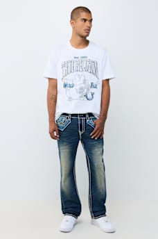 RICKY SUPER T JIMMY STRAIGHT JEAN 34"