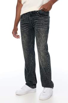 RICKY EMBROIDERED STRAIGHT JEAN 34"
