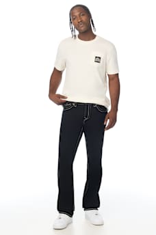 RICKY FLAP STRAIGHT JEAN 34"