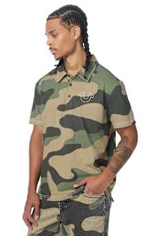 HORSESHOE LOGO BIG T POLO SHIRT