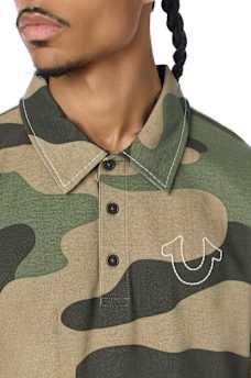 HORSESHOE LOGO BIG T POLO SHIRT