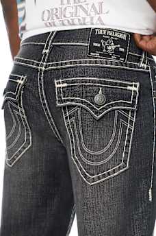 BOBBY EMBOSSED SUPER T FLAP BAGGY JEAN
