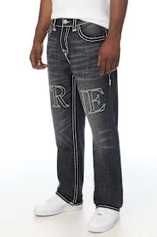 BOBBY EMBOSSED SUPER T FLAP BAGGY JEAN