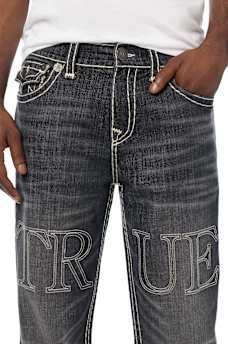 BOBBY EMBOSSED SUPER T FLAP BAGGY JEAN