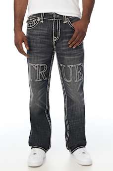 BOBBY EMBOSSED SUPER T FLAP BAGGY JEAN