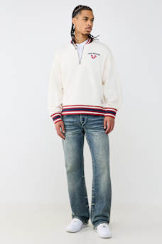 RAISED IN LA LONG SLEEVE KNIT SHIRT