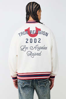 RAISED IN LA LONG SLEEVE KNIT SHIRT