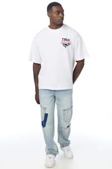 BOBBY SUPER T RIP-OFF FLAP BAGGY JEAN 32" 