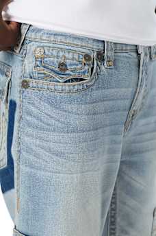 BOBBY SUPER T RIP-OFF FLAP BAGGY JEAN 32" 