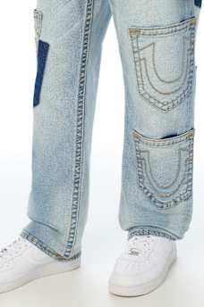 BOBBY SUPER T RIP-OFF FLAP BAGGY JEAN 32" 