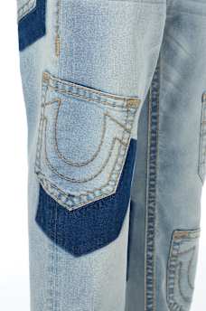 BOBBY SUPER T RIP-OFF FLAP BAGGY JEAN 32" 