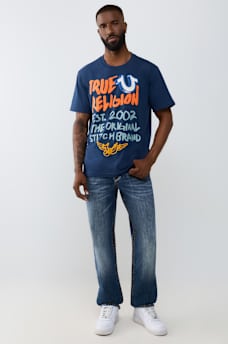 RICKY SUPER T FLAP STRAIGHT JEAN 34" 