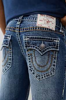 RICKY SUPER T FLAP STRAIGHT JEAN 34" 