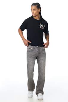 BILLY GATOR SCALE FLAP BOOTCUT JEAN 34"
